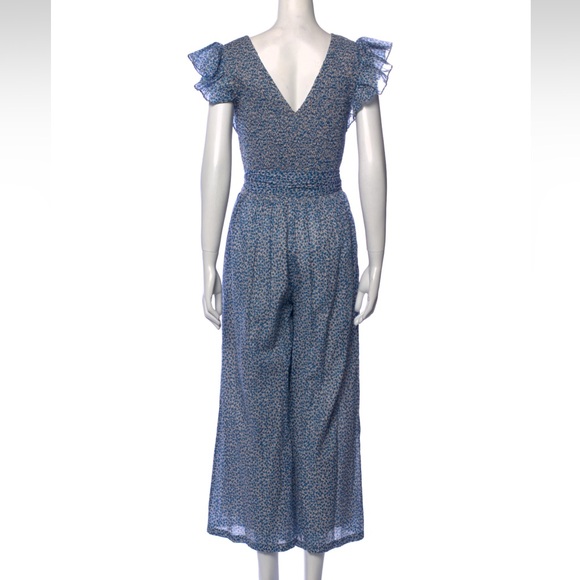 Rebecca Taylor La Vie V-neck Jumpsuit size Small - Picture 9 of 9